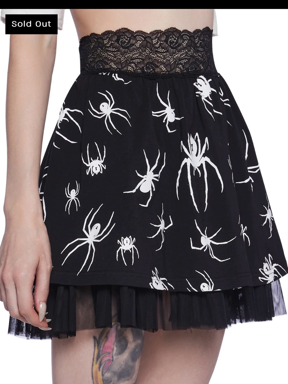 Dolls kill Widow web of lies mini skirt